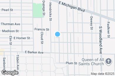 Map image of the property - 319 S Porter St