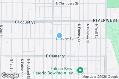 Map image of the property - 2777 N Booth St