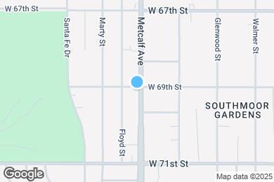 Map image of the property - 7101 W 69th St