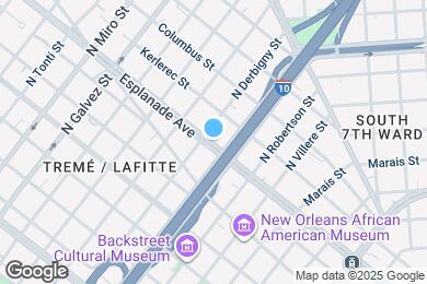 Map image of the property - 1631 Esplanade Ave