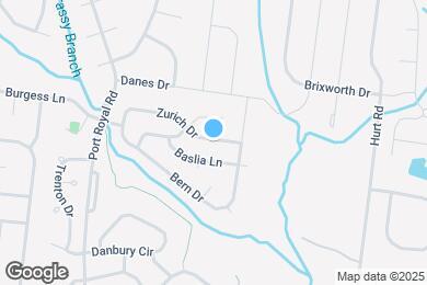 Map image of the property - 1642 Zurich Dr