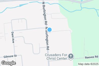 Map image of the property - 117 N Burlington Rd