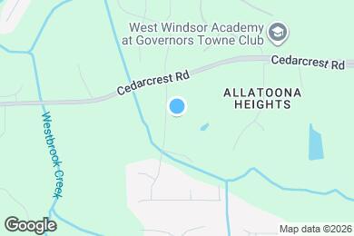Map image of the property - 107 Cedar Creek Ct