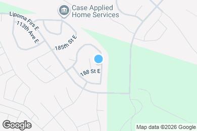 Map image of the property - 18728 117th Ave Ct E