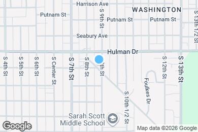 Map image of the property - 1725 S 9th St