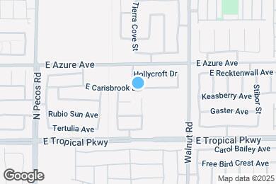 Map image of the property - 3757 E Carisbrook Dr