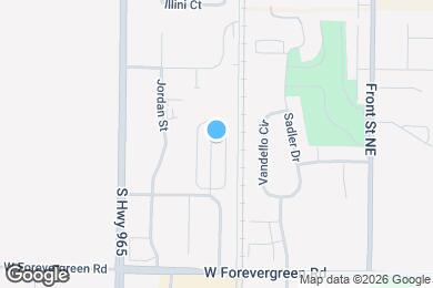 Map image of the property - 1554 Burr Dr