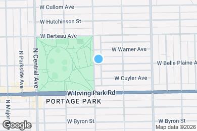 Map image of the property - 5347-5353 W Belle Plaine Ave