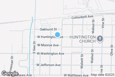 Map image of the property - 1313 W Huntington Ave
