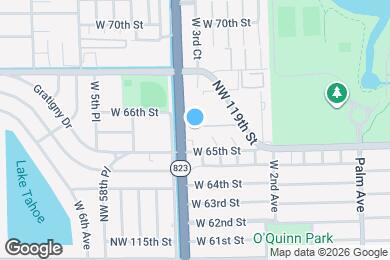 Map image of the property - 6575 W 4th Ave