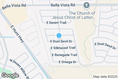 Map image of the property - 1102 E Dust Devil Dr