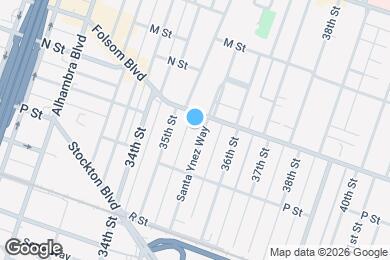 Map image of the property - 1516 Santa Ynez Way