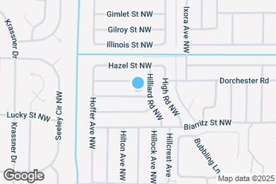Map image of the property - 1317 Pavillion St NW
