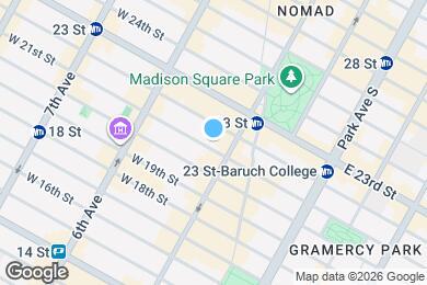 Map image of the property - 5 W 21st St