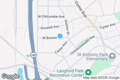 Map image of the property - 2342 W Bourne Ave