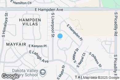 Map image of the property - 21023 E Jefferson Cir