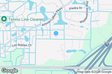 Map image of the property - 5431 Los Robles Ct