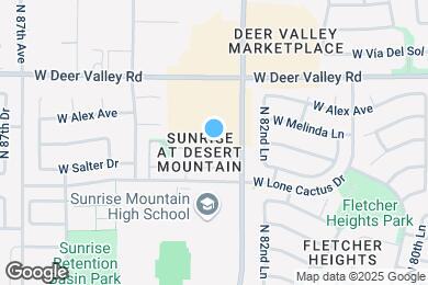 Map image of the property - 8370 W Melinda Ln
