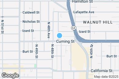 Map image of the property - Cuming St Apartments
