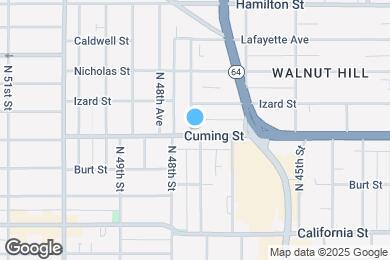 Map image of the property - Cuming Street Apartments