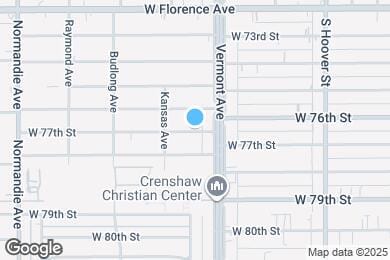 Map image of the property - 1019 W 77th St