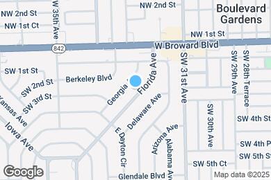 Map image of the property - 261 Florida Ave