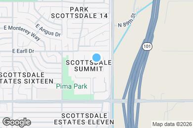 Map image of the property - 8757 E Avalon Dr