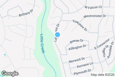 Map image of the property - 156 Lakemont Dr