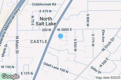 Map image of the property - 245 E Brigham Ln