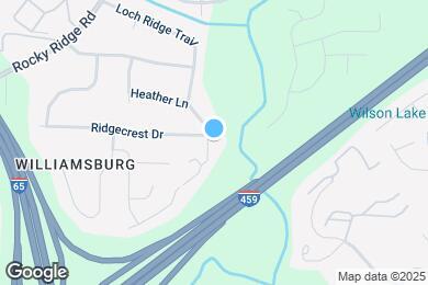 Map image of the property - 3500 Ridgecrest Dr