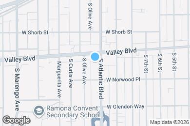 Map image of the property - 1417 S Atlantic Blvd