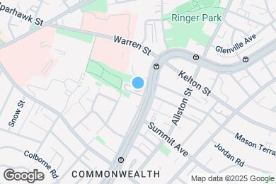 Map image of the property - 1505 Commonwealth Ave