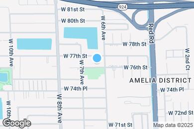 Map image of the property - 645 W 76th St