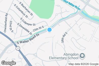 Map image of the property - 2721 S Walter Reed Dr