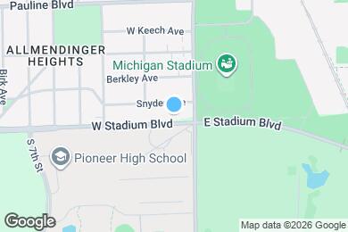 Map image of the property - 316 W Stadium Blvd