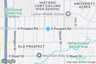 Map image of the property - 509 E Prospect Rd