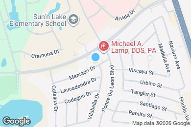 Map image of the property - 4500 Mercado Dr