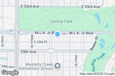 Map image of the property - 8873 E 29th Pl