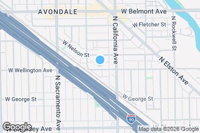 Map image of the property - 2832 W Wellington Ave