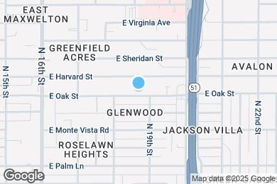 Map image of the property - 1838 E Oak St