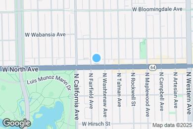 Map image of the property - 2714 W North Ave