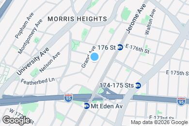 Map image of the property - 1711 Davidson Ave