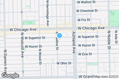 Map image of the property - 1653 W Superior St