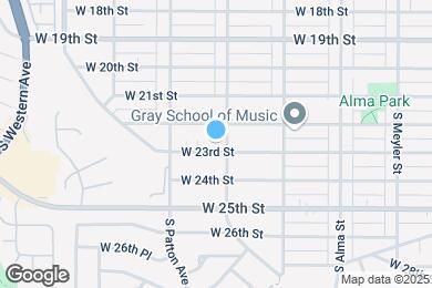 Map image of the property - 1216 W 23rd St