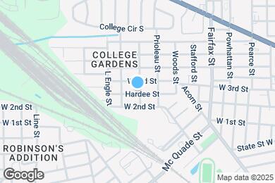 Map image of the property - 1929 Hardee St