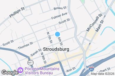Map image of the property - 115 N 6th St