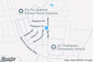 Map image of the property - 14433 Serrano Ridge Rd