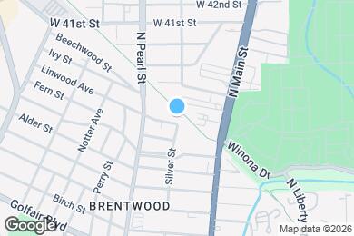 Map image of the property - 105 W 36th St