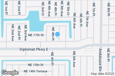 Map image of the property - 1612 NE 5th Ave