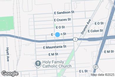Map image of the property - 1309 E Pacific Coast Hwy